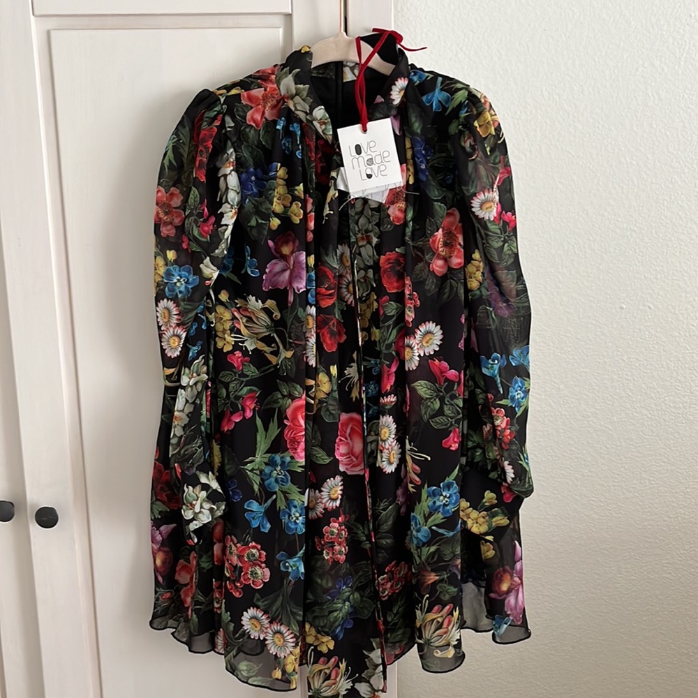 Love Made Love (NWT) | Chiffon Floral Formal Dress
